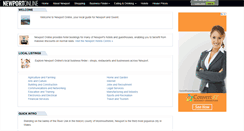 Desktop Screenshot of newportonline.org.uk